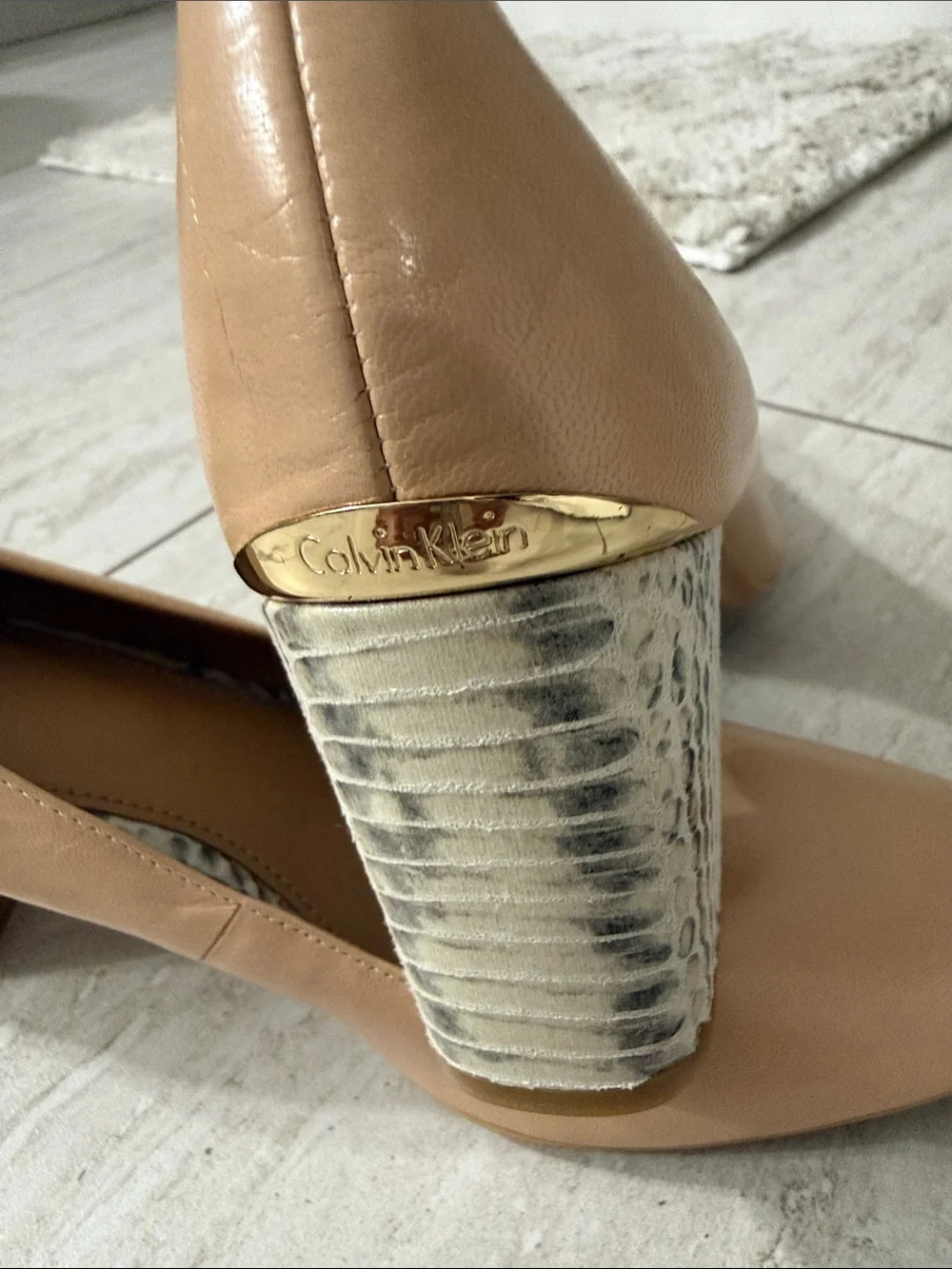 Calvin Klein sophisticated tan